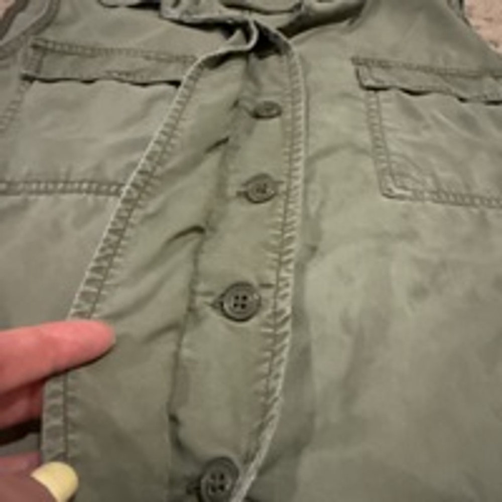 Women's Buffalo David Bitton Green Sleeveless Jacket Size S - Picture 4 of 9